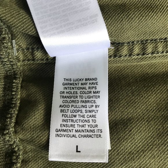 NWT Lucky Brand Capulet Olive Joggers - Picture 12 of 13